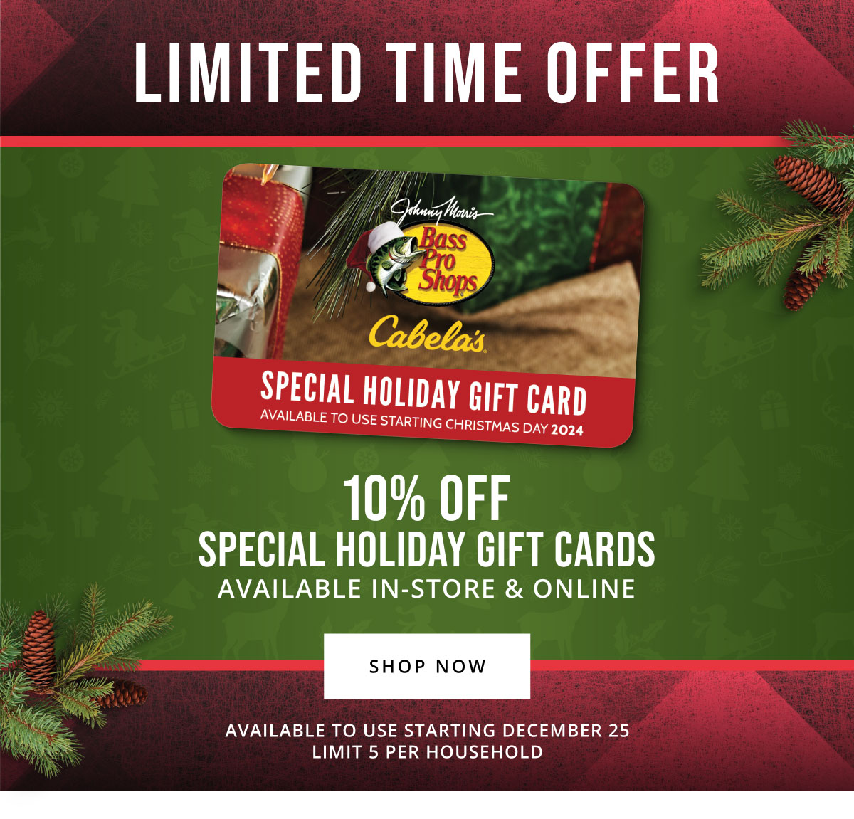 10% Holiday Gift Card