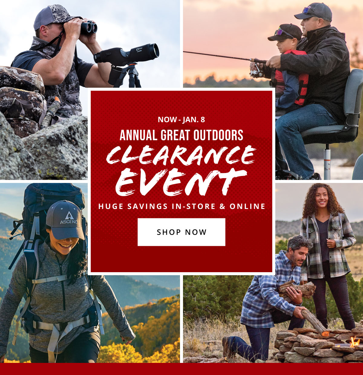 Annual Great Outdoors Clearance Event